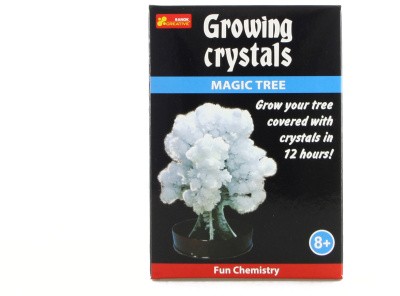 Rostoucí krystaly bílý strom