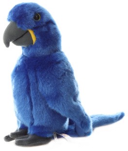 Plyš Papoušek modrý 26 cm