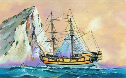 Model Black Falcon Pirátská loď 1:120 24,7x27,6cm