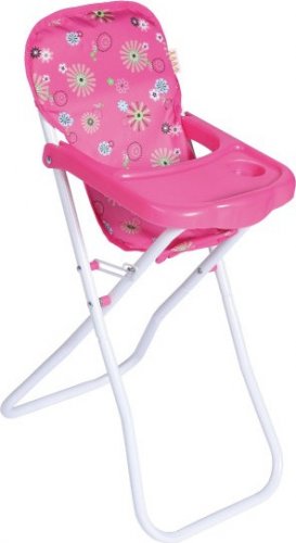 Židlička pro panenky vysoká kov/plast 33x26x60cm
