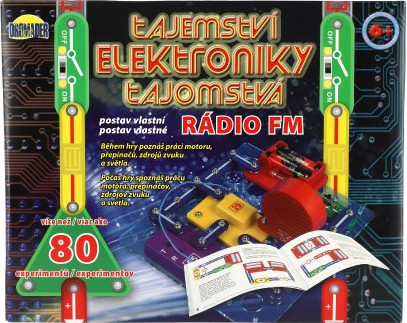 Tajemství elektroniky - Rádio 80 experimentů na baterie od 6 let