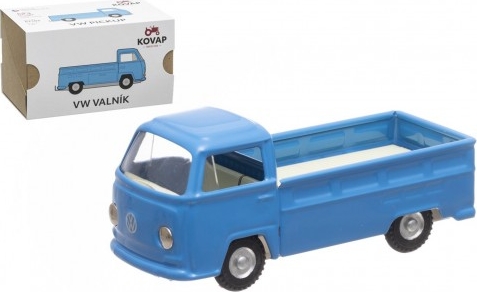 Dodávka VW T2 valník kov 12cm modrý