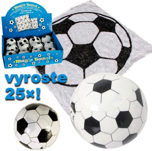 Magický instantní ručník - Fotbalový míč