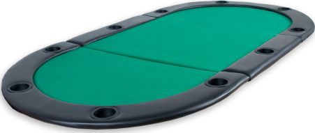 GamesPlanet Poker podložka, 208 x 106 x 3 cm, zelená