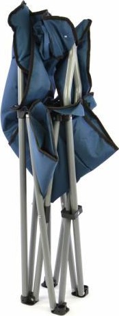 Skládací kempingová židle DIVERO, XL, modrá