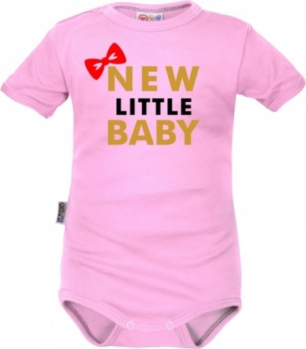 Body krátký rukáv Dejna New little Baby - Girl, růžové, vel. 86