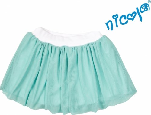Dětská sukně Nicol,Mořská víla - zelená vel. 116