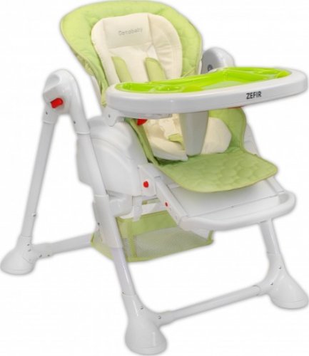 Coto Baby Jídelní židlička a houpačka 2v1 Zefir, zelená
