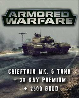 Armored Warfare Chieftain Mk. 6 Tank + 30 day Premium + 2500 Gold (PC)