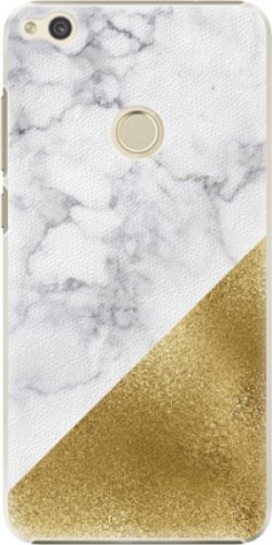 Plastové pouzdro iSaprio - Gold and WH Marble - Huawei P9 Lite 2017