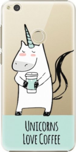Plastové pouzdro iSaprio - Unicorns Love Coffee - Huawei P9 Lite 2017