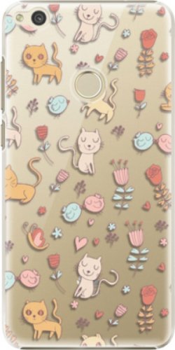 Plastové pouzdro iSaprio - Cat pattern 02 - Huawei P9 Lite 2017