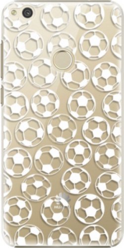 Plastové pouzdro iSaprio - Football pattern - white - Huawei P9 Lite 2017