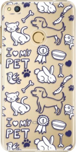Plastové pouzdro iSaprio - Love my pets - Huawei Honor 8 Lite