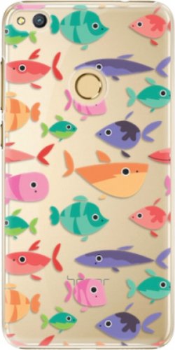 Plastové pouzdro iSaprio - Fish pattern 01 - Huawei Honor 8 Lite