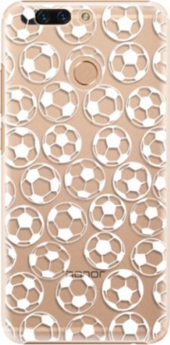 Plastové pouzdro iSaprio - Football pattern - white - Huawei Honor 8 Pro