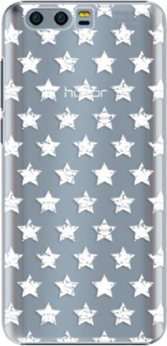 Plastové pouzdro iSaprio - Stars Pattern - white - Huawei Honor 9