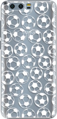 Plastové pouzdro iSaprio - Football pattern - white - Huawei Honor 9