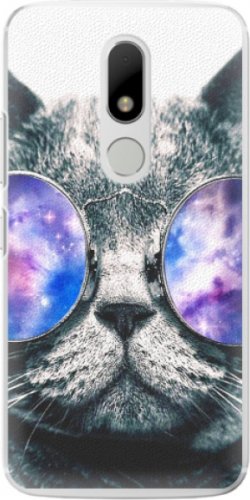 Plastové pouzdro iSaprio - Galaxy Cat - Lenovo Moto M