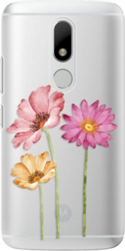Plastové pouzdro iSaprio - Three Flowers - Lenovo Moto M
