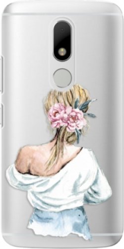 Plastové pouzdro iSaprio - Girl with flowers - Lenovo Moto M
