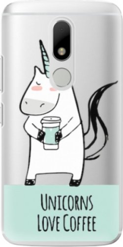 Plastové pouzdro iSaprio - Unicorns Love Coffee - Lenovo Moto M