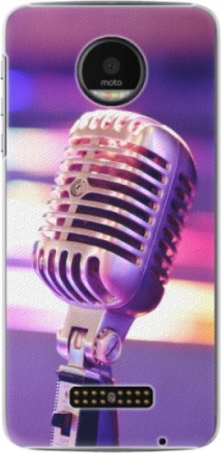 Plastové pouzdro iSaprio - Vintage Microphone - Lenovo Moto Z