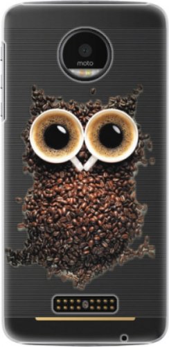 Plastové pouzdro iSaprio - Owl And Coffee - Lenovo Moto Z