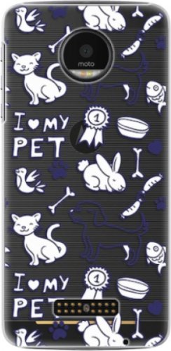 Plastové pouzdro iSaprio - Love my pets - Lenovo Moto Z