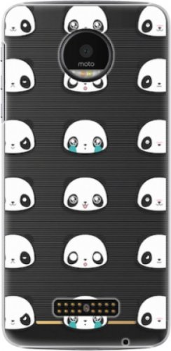 Plastové pouzdro iSaprio - Panda pattern 01 - Lenovo Moto Z
