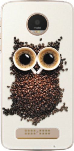 Plastové pouzdro iSaprio - Owl And Coffee - Lenovo Moto Z Play