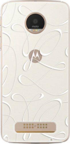 Plastové pouzdro iSaprio - Fancy - white - Lenovo Moto Z Play