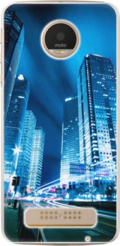 Plastové pouzdro iSaprio - Night City Blue - Lenovo Moto Z Play