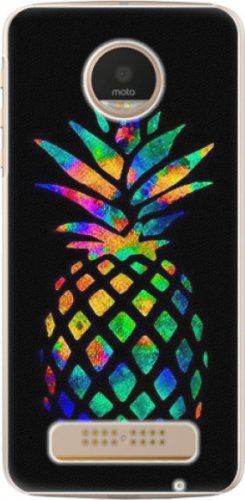 Plastové pouzdro iSaprio - Rainbow Pineapple - Lenovo Moto Z Play