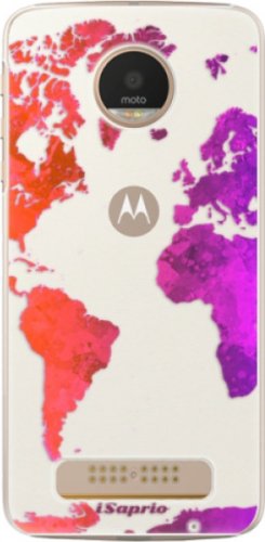 Plastové pouzdro iSaprio - Warm Map - Lenovo Moto Z Play