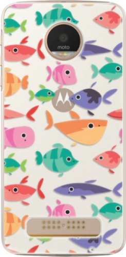 Plastové pouzdro iSaprio - Fish pattern 01 - Lenovo Moto Z Play