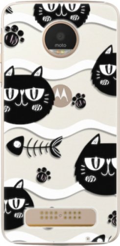Plastové pouzdro iSaprio - Cat pattern 04 - Lenovo Moto Z Play