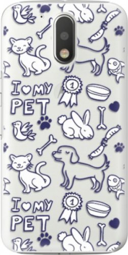Plastové pouzdro iSaprio - Love my pets - Lenovo Moto G4 / G4 Plus