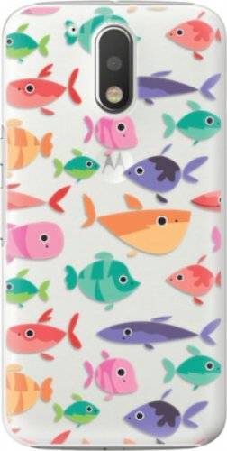 Plastové pouzdro iSaprio - Fish pattern 01 - Lenovo Moto G4 / G4 Plus