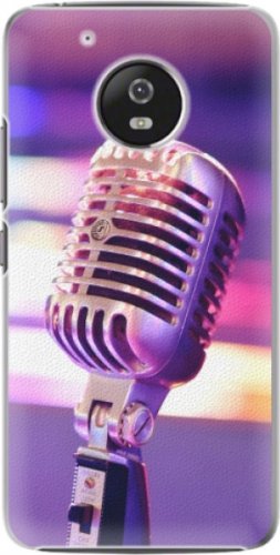 Plastové pouzdro iSaprio - Vintage Microphone - Lenovo Moto G5