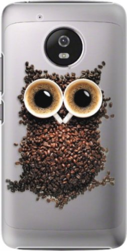 Plastové pouzdro iSaprio - Owl And Coffee - Lenovo Moto G5