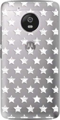 Plastové pouzdro iSaprio - Stars Pattern - white - Lenovo Moto G5