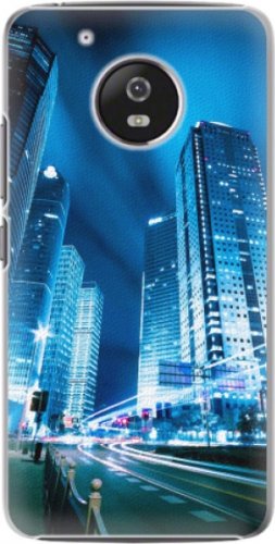 Plastové pouzdro iSaprio - Night City Blue - Lenovo Moto G5