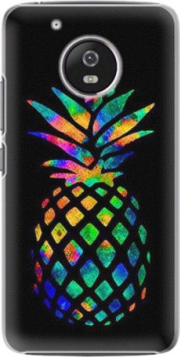 Plastové pouzdro iSaprio - Rainbow Pineapple - Lenovo Moto G5