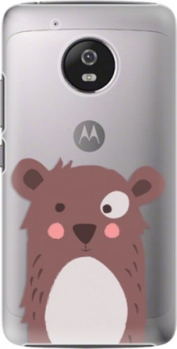 Plastové pouzdro iSaprio - Brown Bear - Lenovo Moto G5