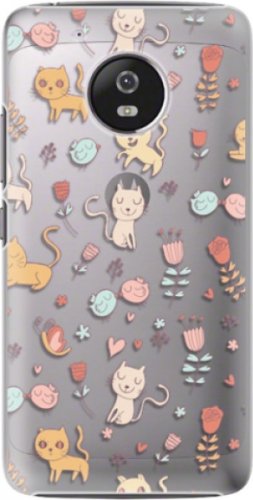 Plastové pouzdro iSaprio - Cat pattern 02 - Lenovo Moto G5