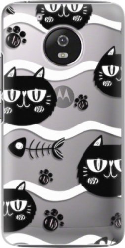 Plastové pouzdro iSaprio - Cat pattern 04 - Lenovo Moto G5