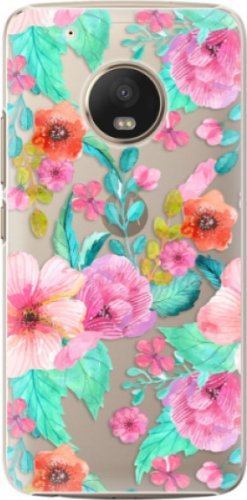 Plastové pouzdro iSaprio - Flower Pattern 01 - Lenovo Moto G5 Plus