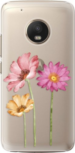 Plastové pouzdro iSaprio - Three Flowers - Lenovo Moto G5 Plus