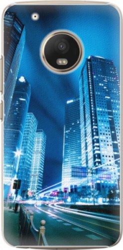 Plastové pouzdro iSaprio - Night City Blue - Lenovo Moto G5 Plus